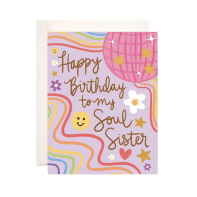 Soul Sister Bday Greeting Card