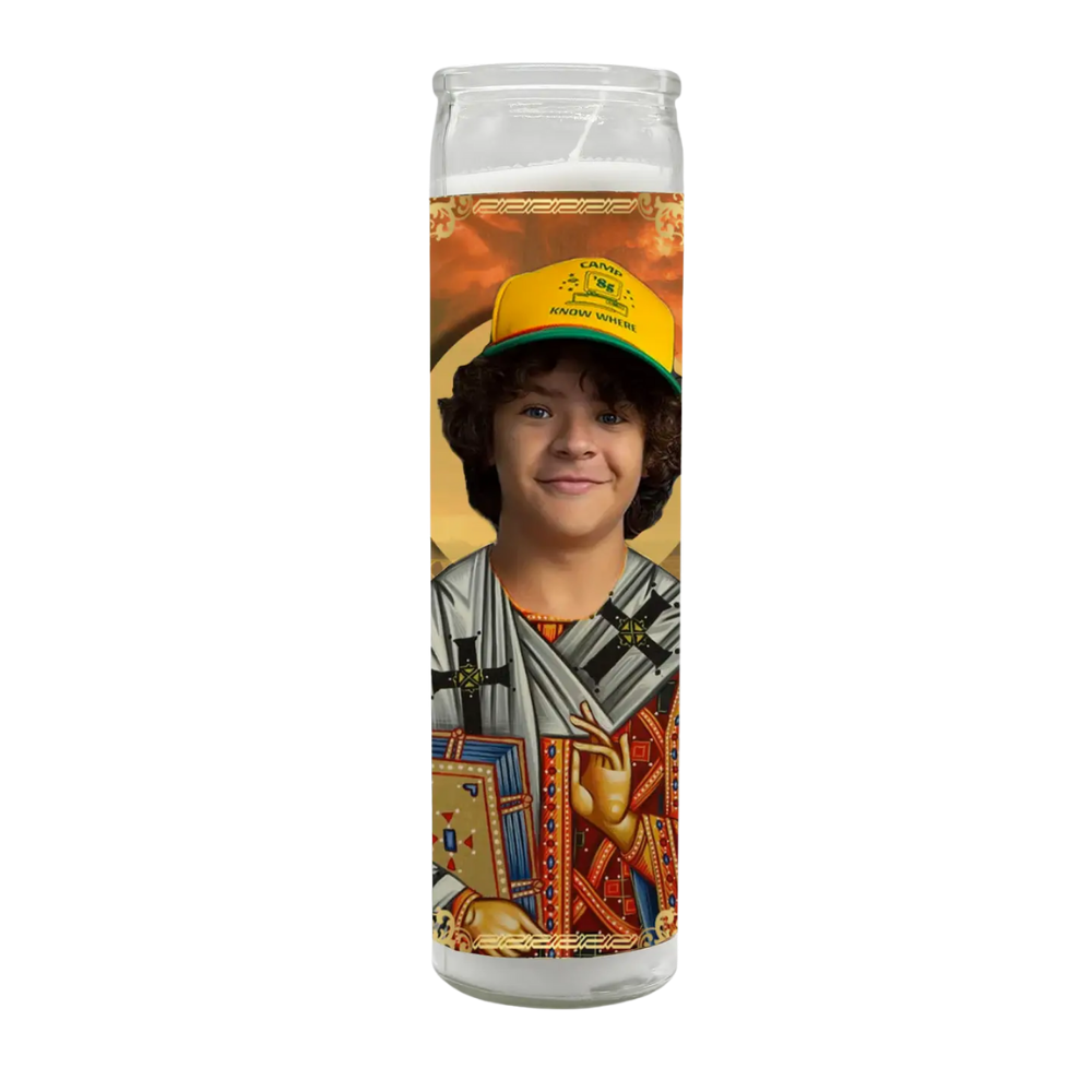 Saint Dustin Candle