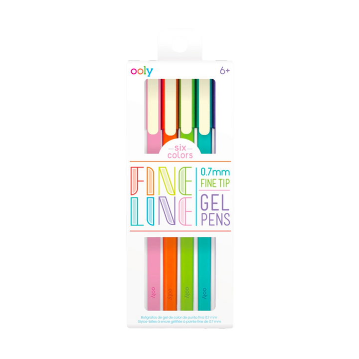 Fine Lines Gel pens set of 6