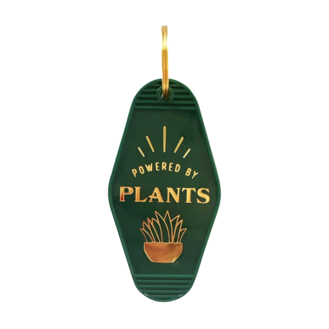 Powered By Plants Motel Key Tag