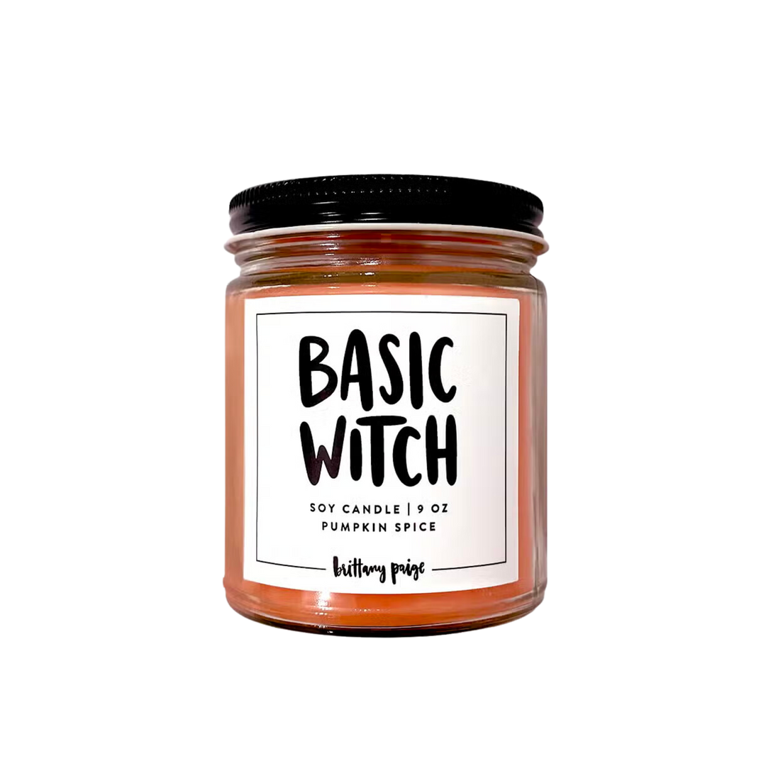 Basic Witch Pumpkin Candle