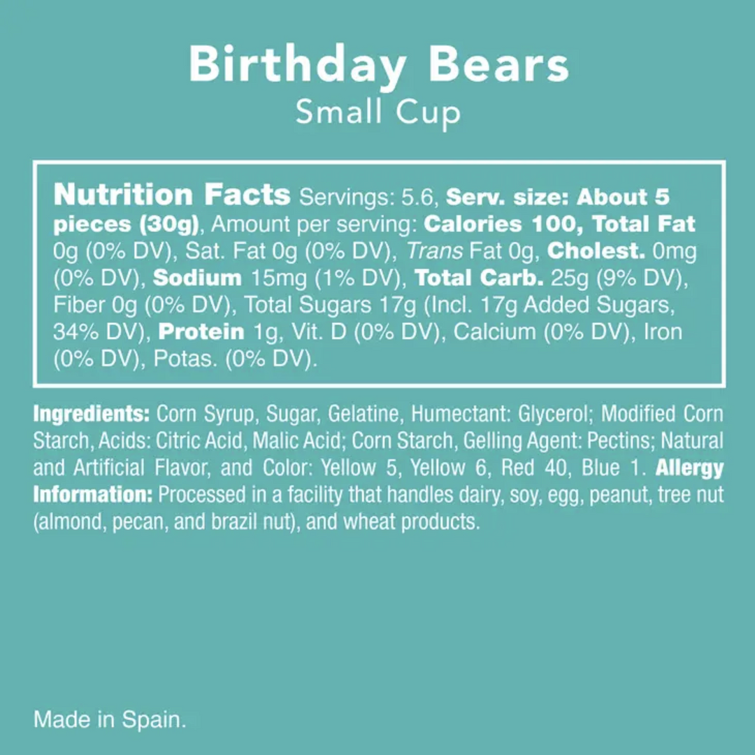 Birthday Bears Gummies