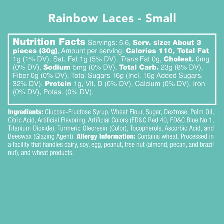 Rainbow Laces Candy