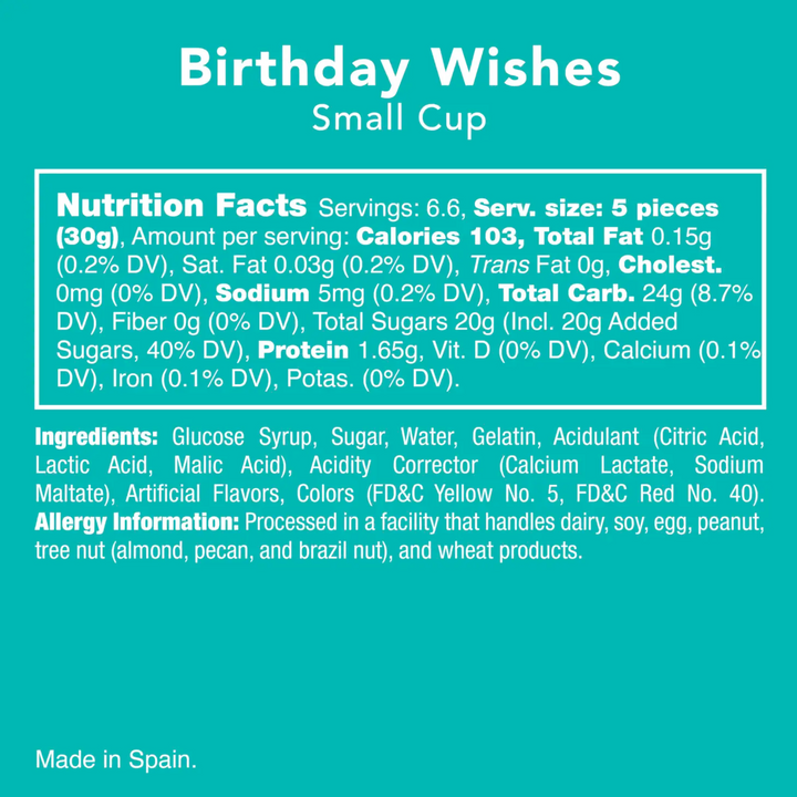 Birthday Wishes Gummies