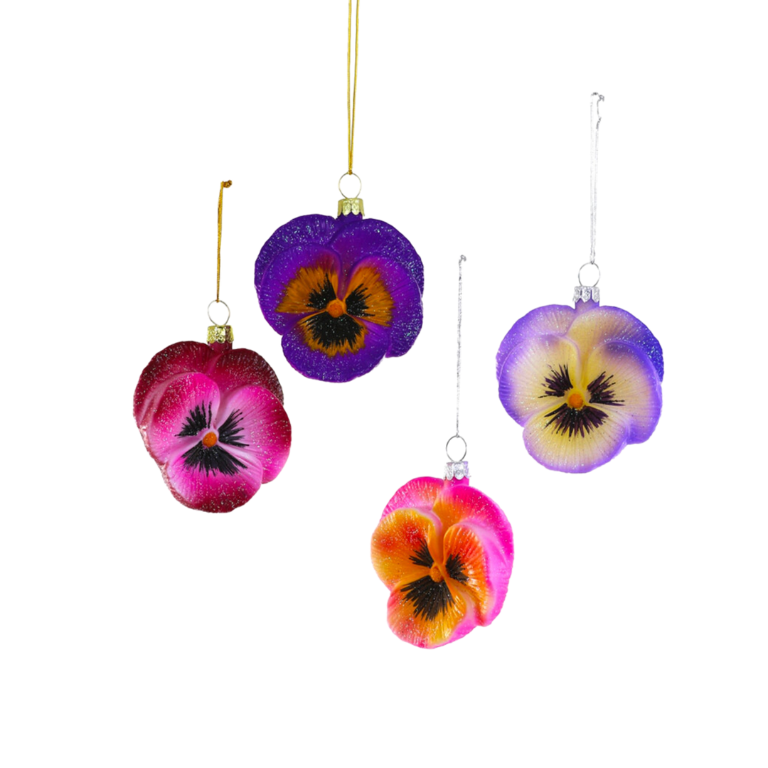 Pansy Ornaments