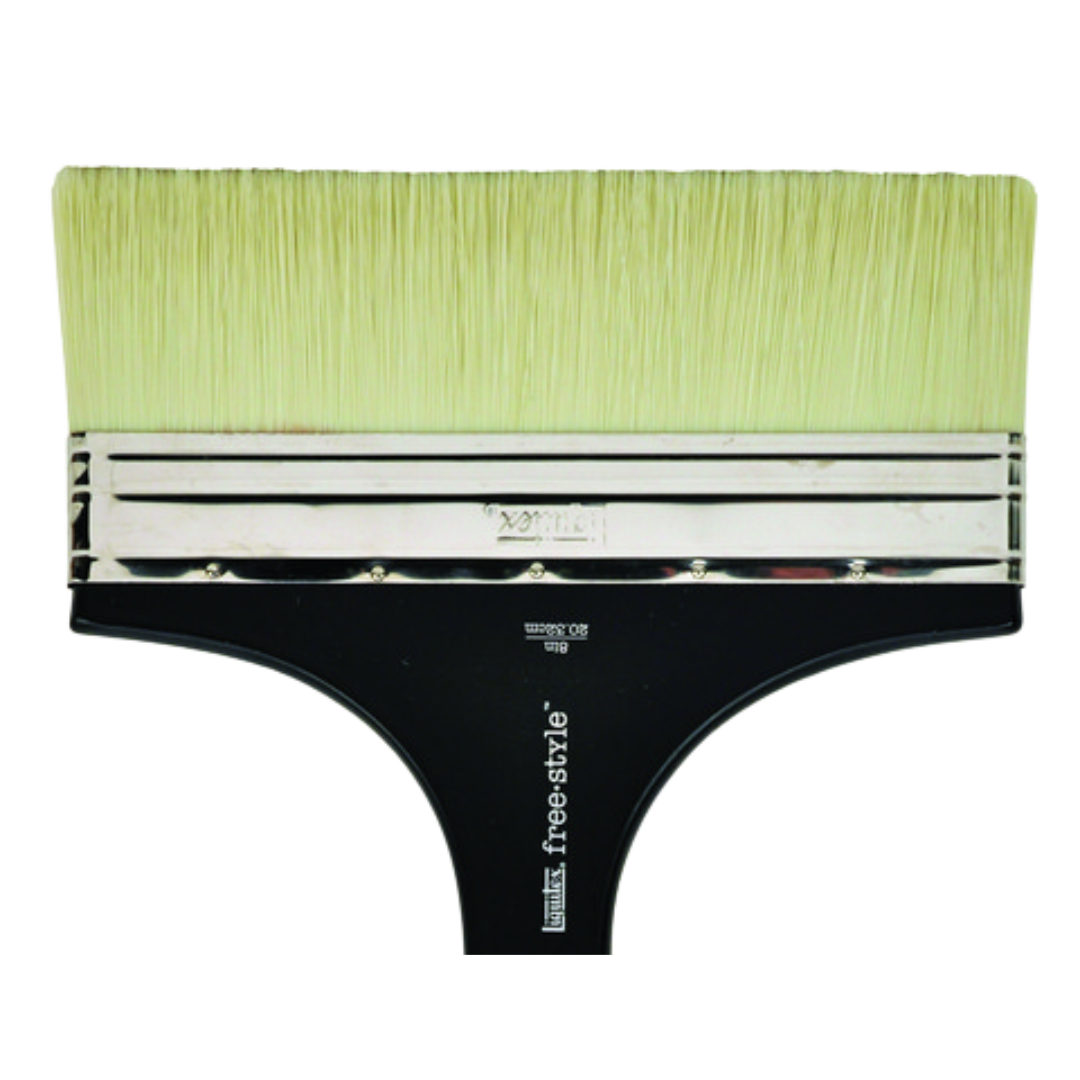 Freestyle Large Scale Brush Short Handle Flat 8"