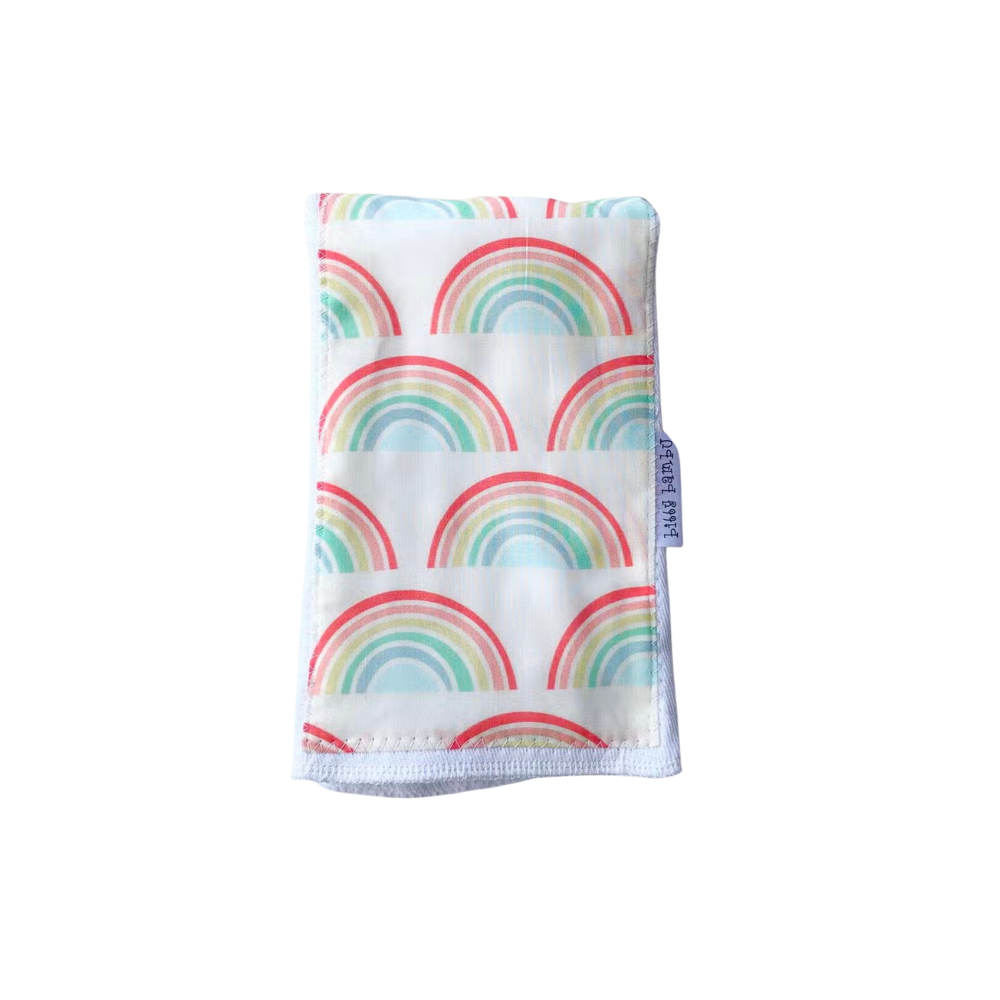 Rainbow Burp Cloth