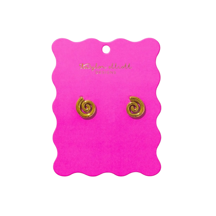 Miranda Swirls Stud Earrings