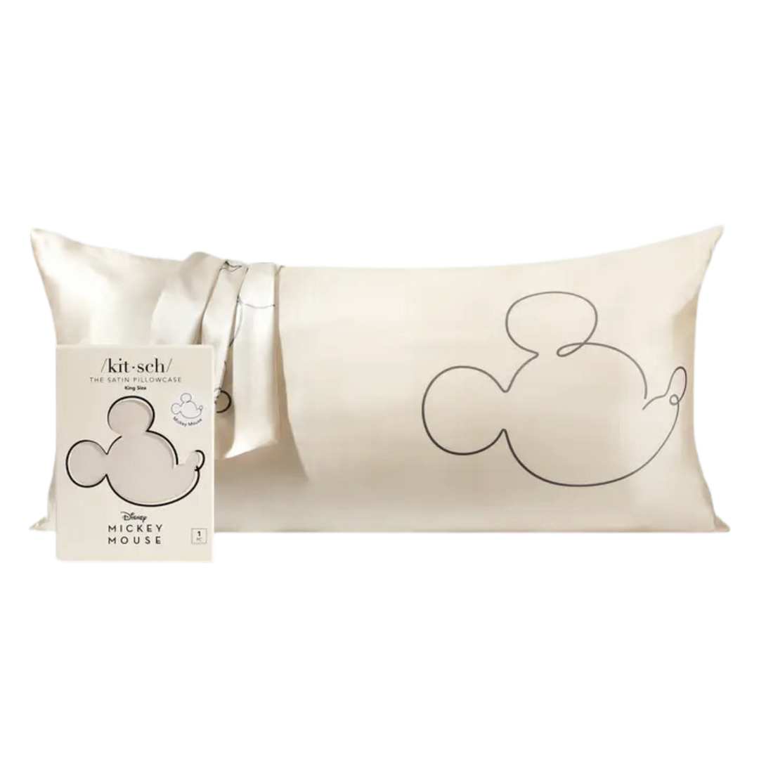 Kitsch & Mickey and Minnie Satin Pillowcase King Mr. Mouse