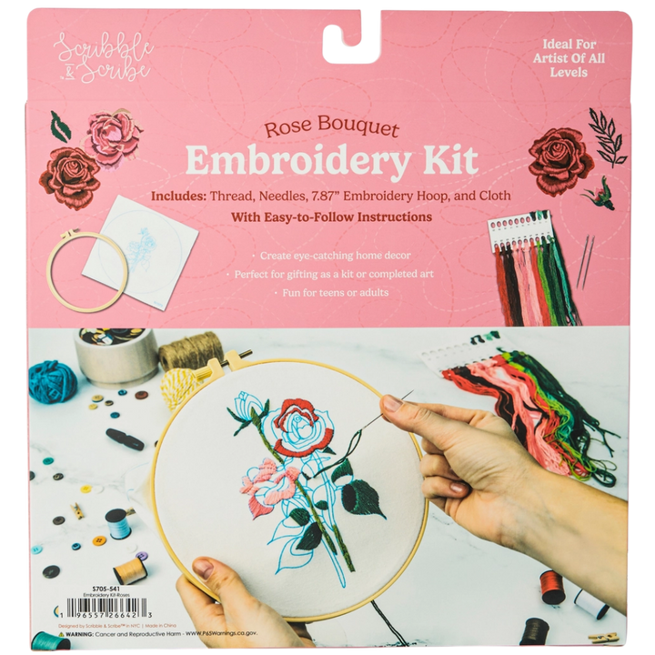 Embroidery Kit - Roses