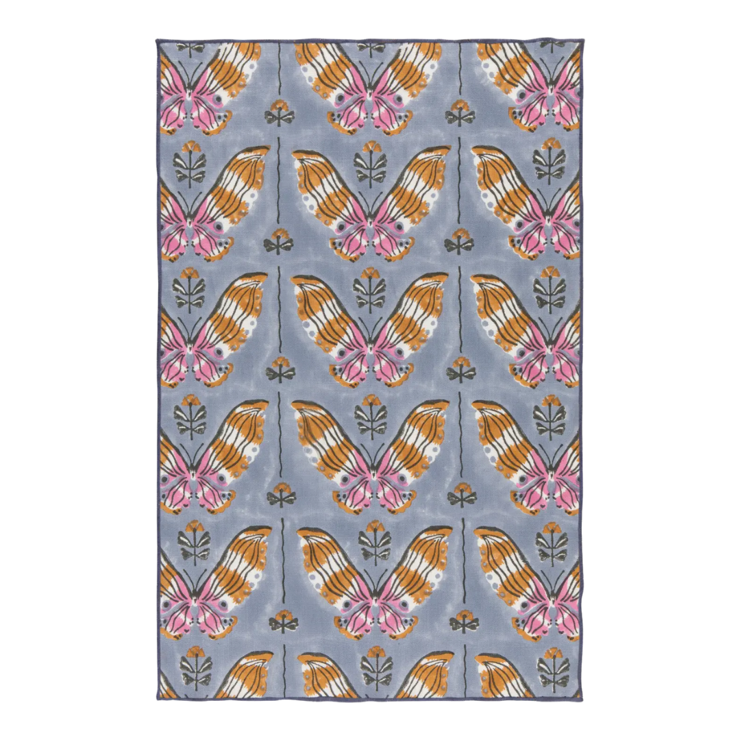 Aurora Block Print Dishtowel