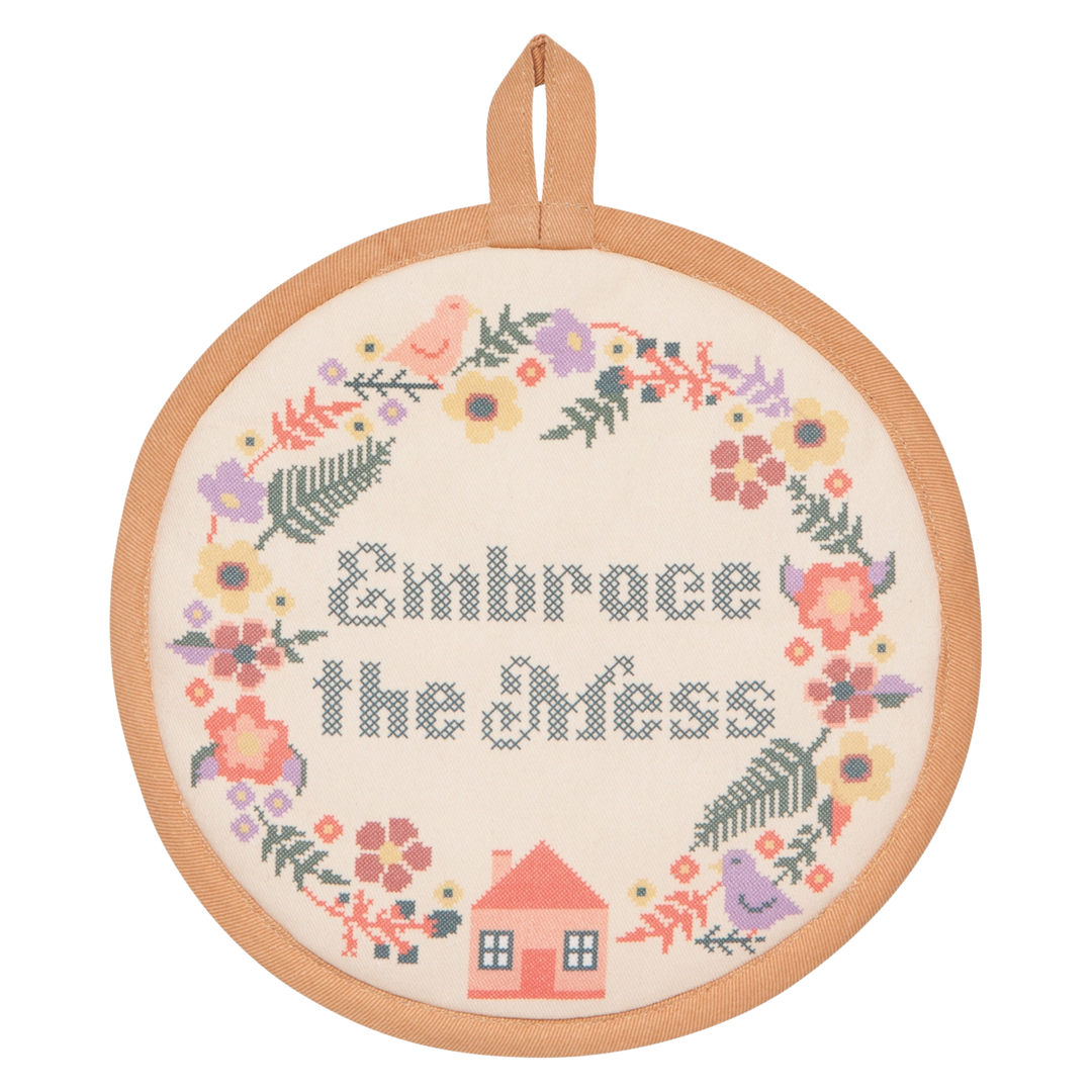 Kitsch Stitch Shaped Potholder