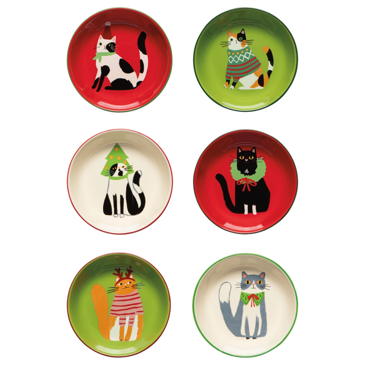 Kitty Carol Christmas Pinch Bowl