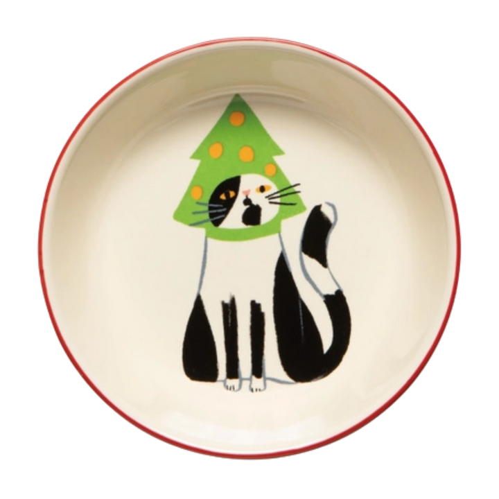 Kitty Carol Christmas Pinch Bowl