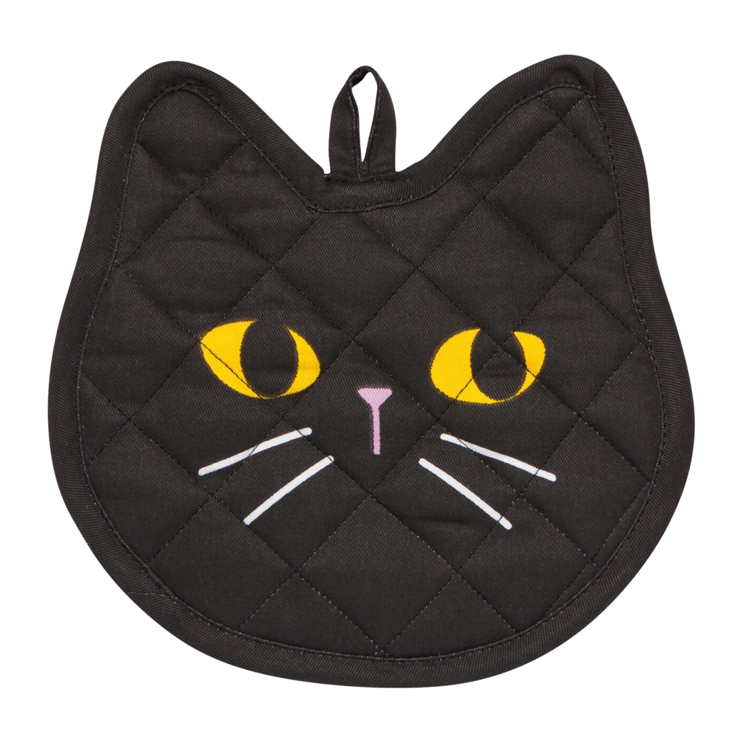 Black Cat Potholder