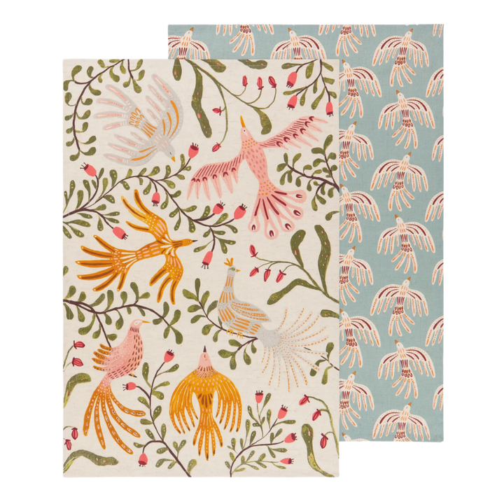 Plume Linen Cotton Dishtowels Set of 2
