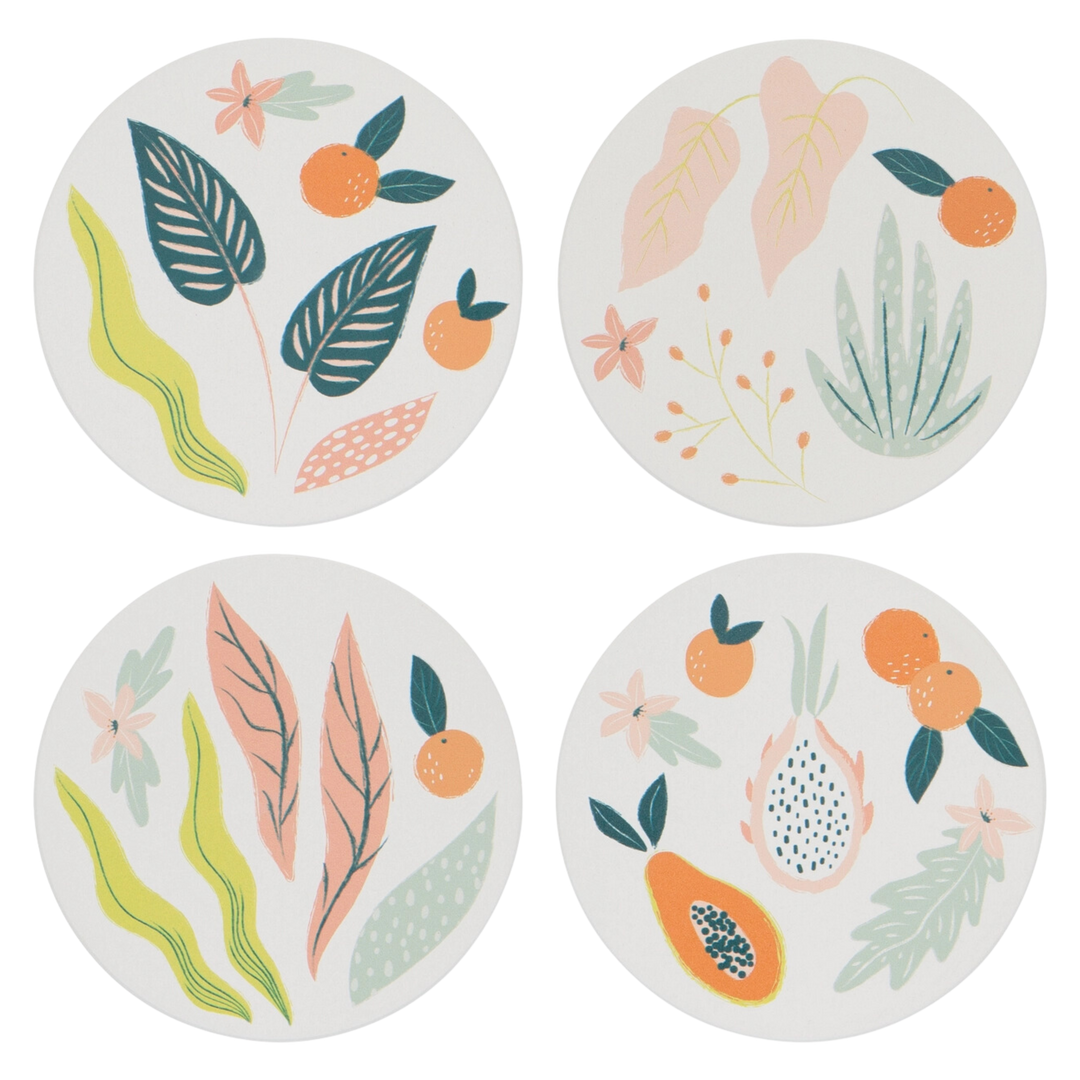 Paradise Soak Up Coasters - Set of 4