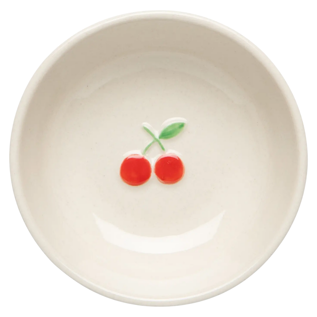 Cherry Embossed Pinch Bowl 3 in