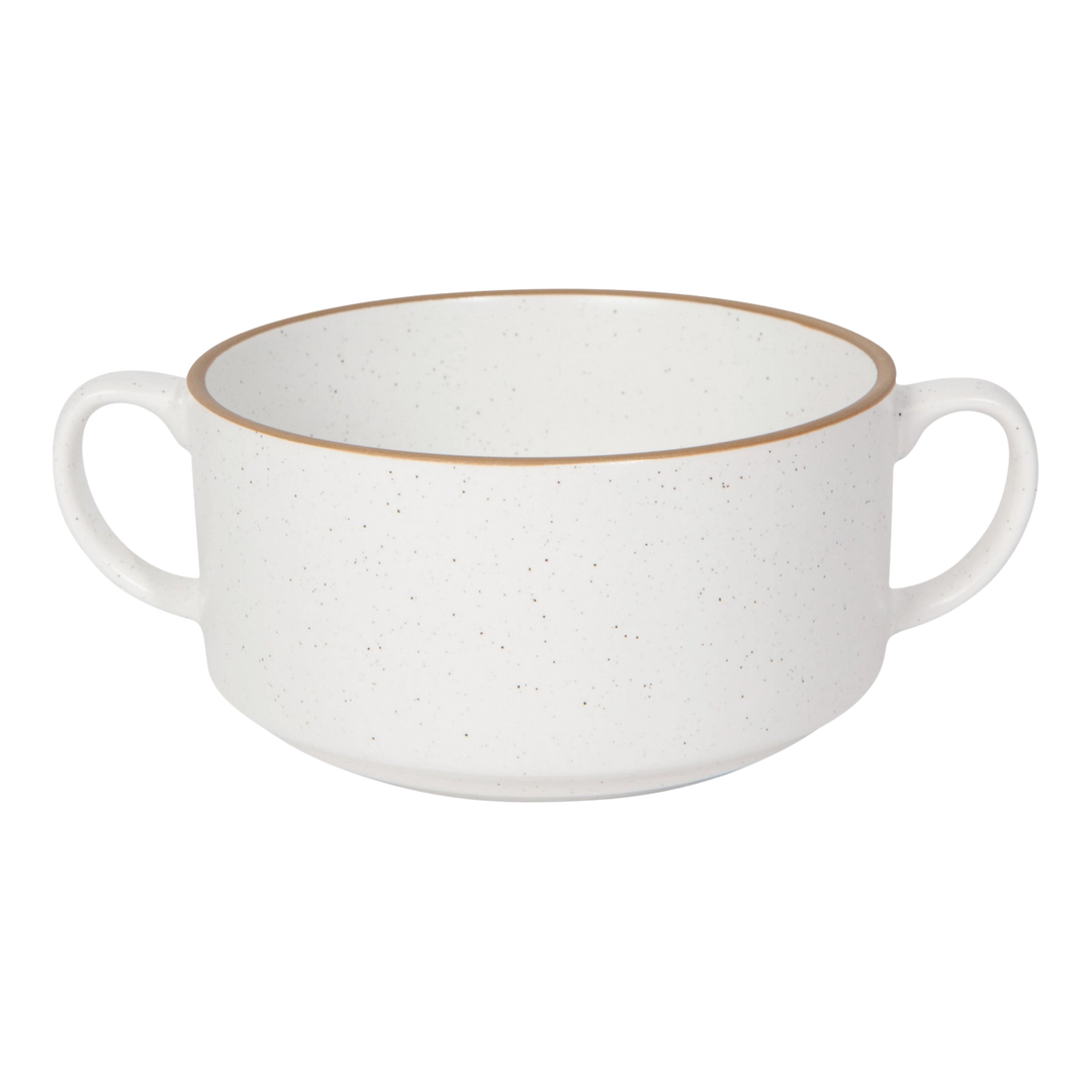 White Soup Bowl