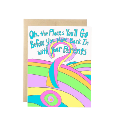 Oh The Places  Graduation Card