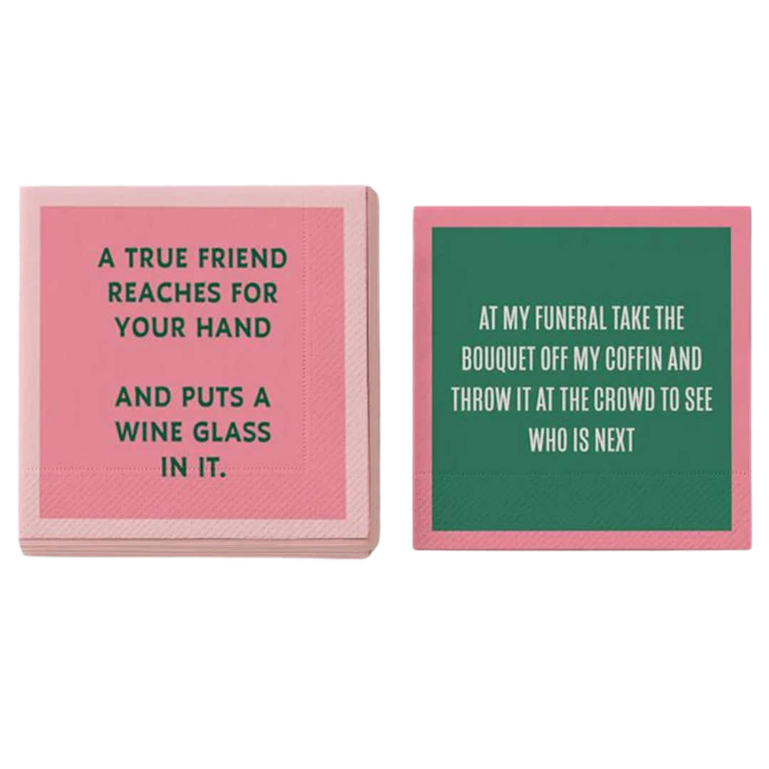 True Friend Cocktail Napkin