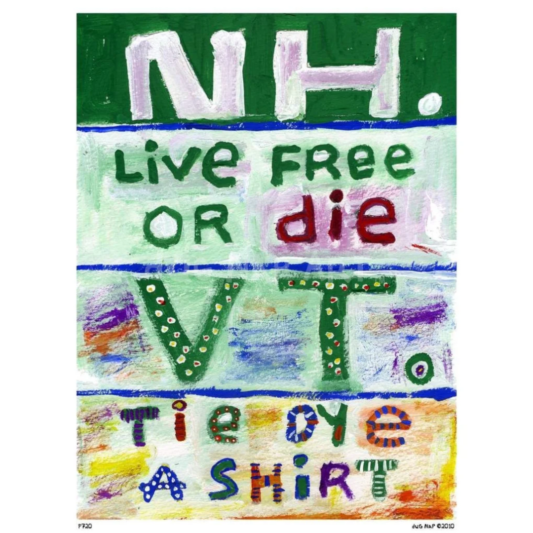 VT Dye/NH Die Art Print (8.5"x11")