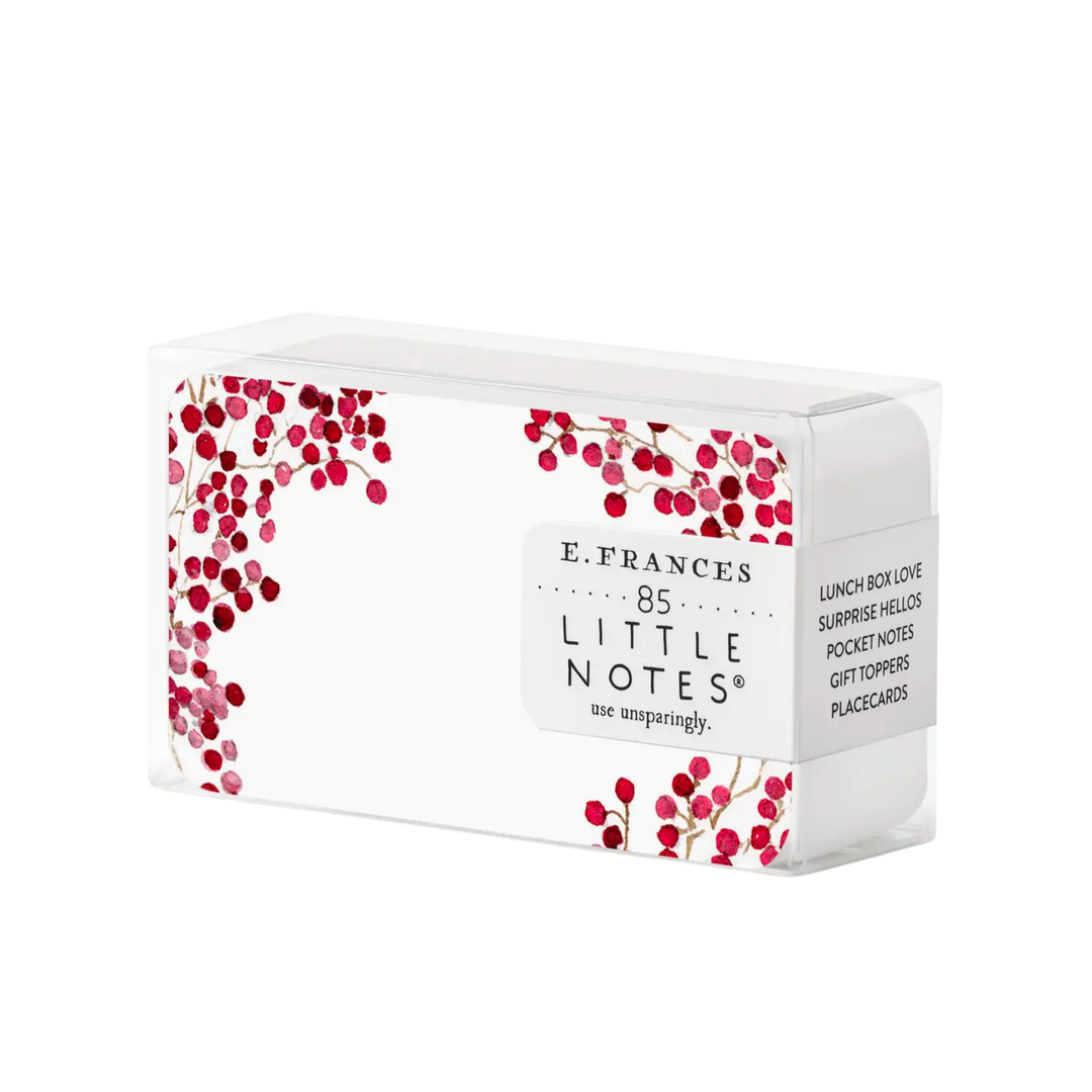 Red Berries Little Notes