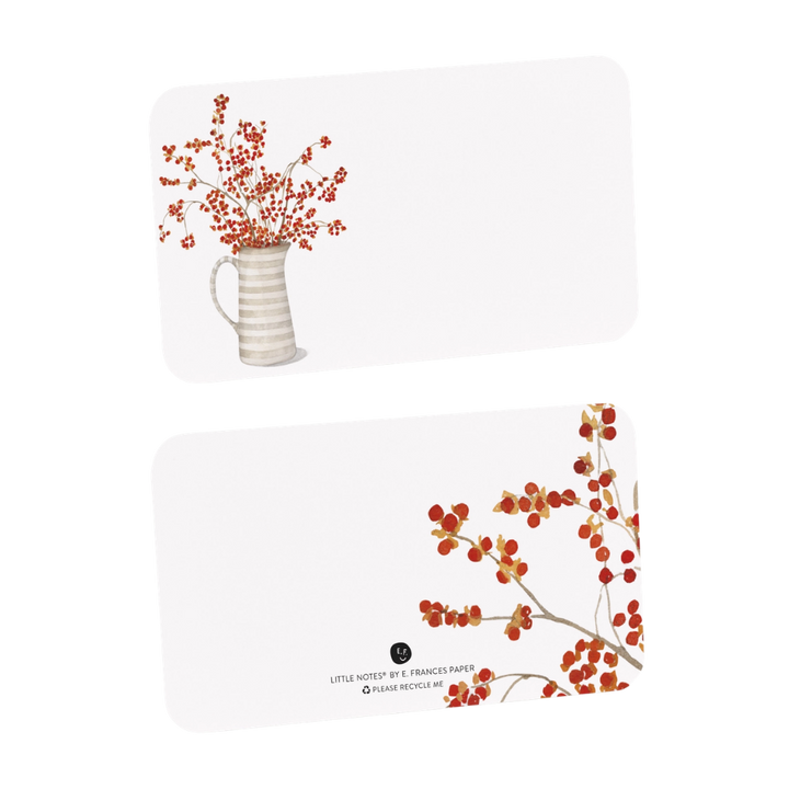 Autumn Berry Pitcher Notecards (55ct)