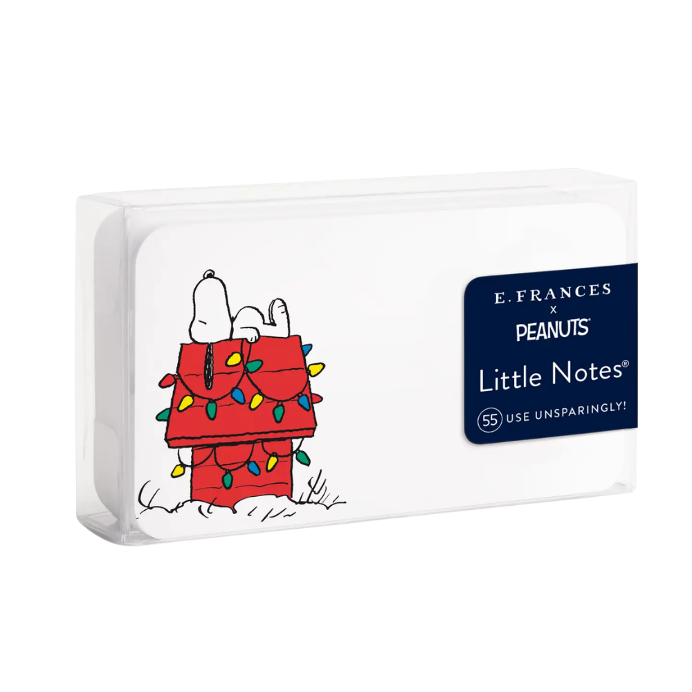 Peanuts Snoopy Holiday Dog House Little Notes® Notecards (55ct)