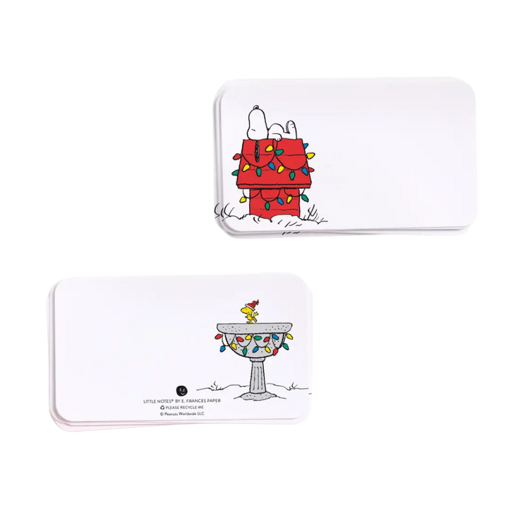 Peanuts Snoopy Holiday Dog House Little Notes® Notecards (55ct)