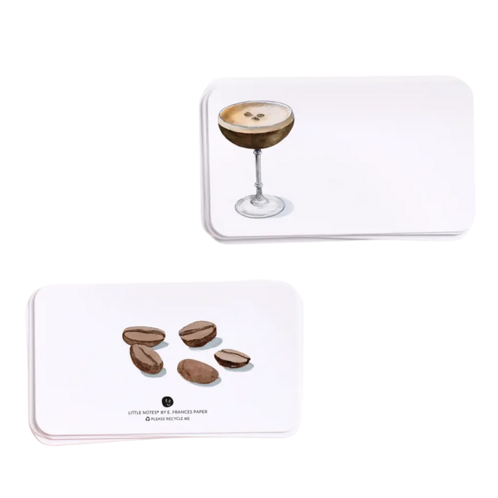 Espresso Martini Little Notes® Notecards (55ct)