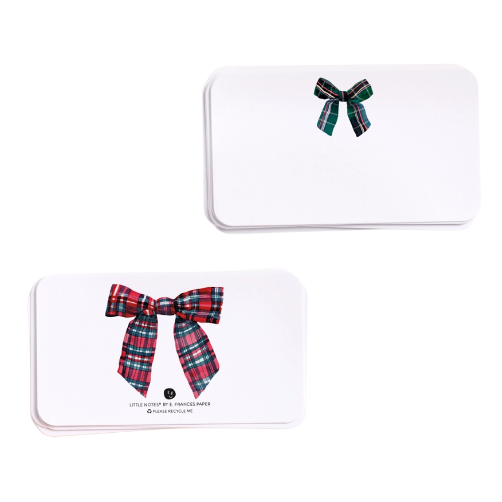 Plaid Bow Little Notes® Notecards (55ct)