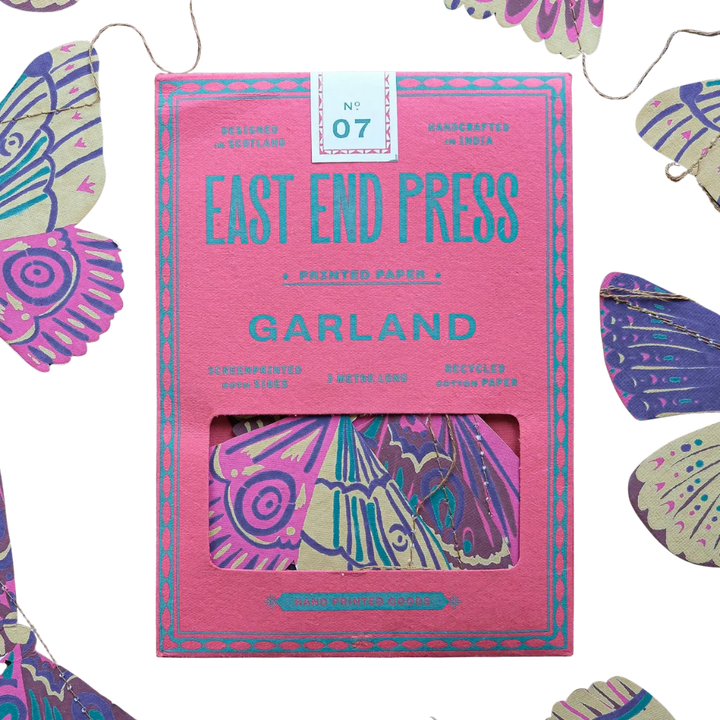 Colourful Butterflies Sewn Garland