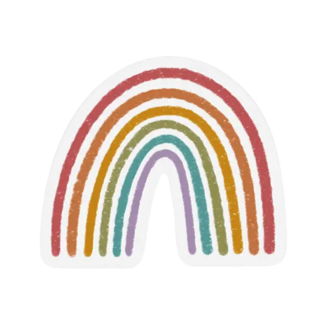 Clear Pride Rainbow Sticker