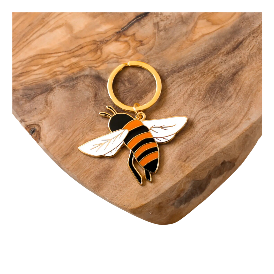 Bumblebee Metal Keychain