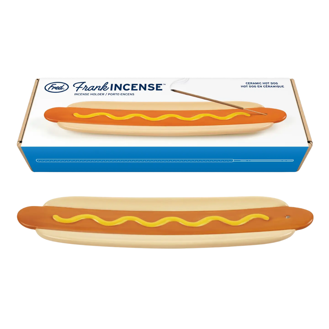 Frank Incense Ceramic Incense Holder, Hot Dog