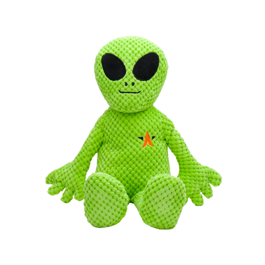 Alien Floppy Plush Dog Toy