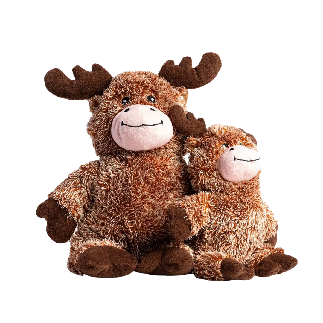 Fluffy Moose Plush Dog Toy-Small