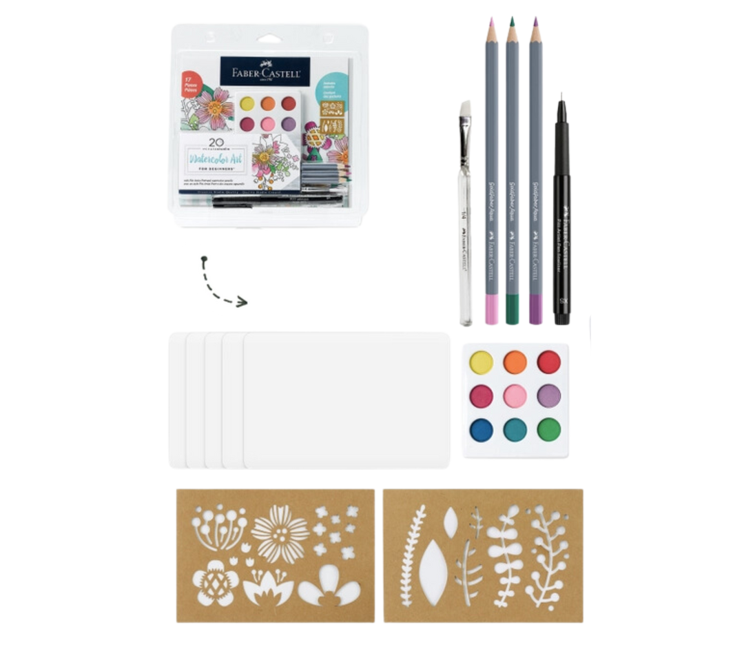 20 Minute Studio Watercolor Art Kit For Beginners