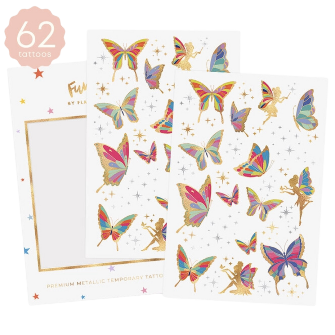 Butterfly Garden4 Temporary Tattoos