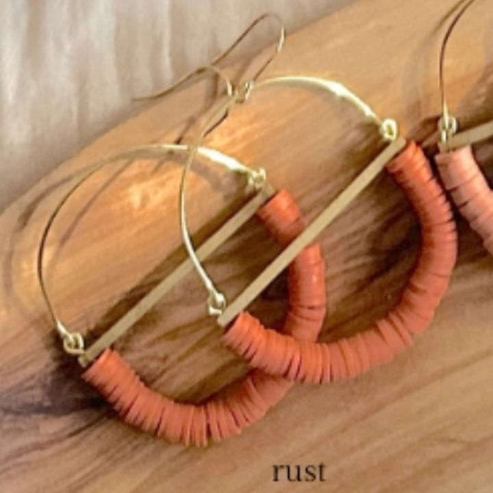 Beaded Terrain Earrings