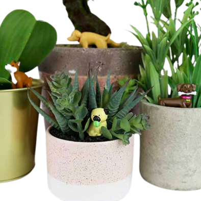 Adorable Dogs Plant Markers