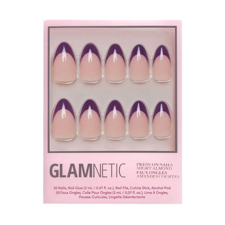 Plum Press-On Nails
