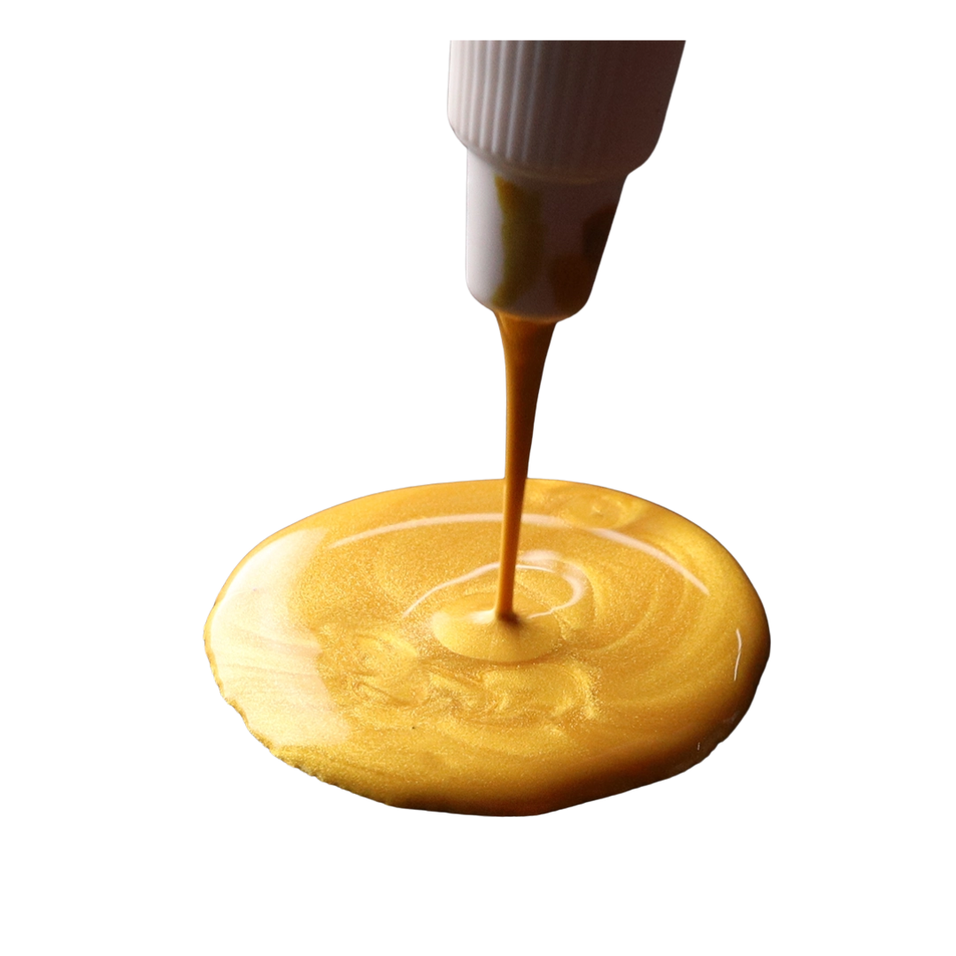 High Flow Iridescent Bright Gold (Fine) Acrylic Paint 4oz