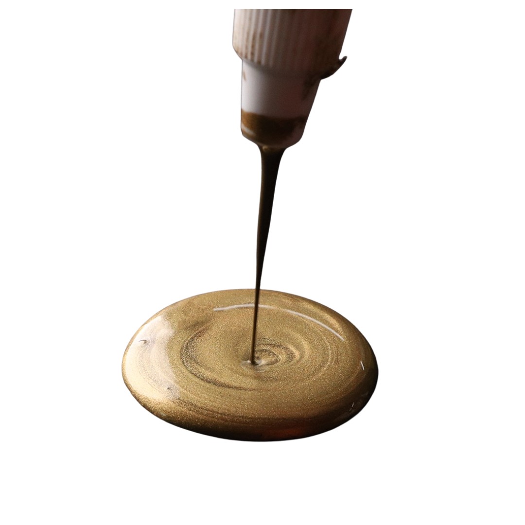 High Flow Iridescent Bronze (Fine) Acrylic Paint 4oz