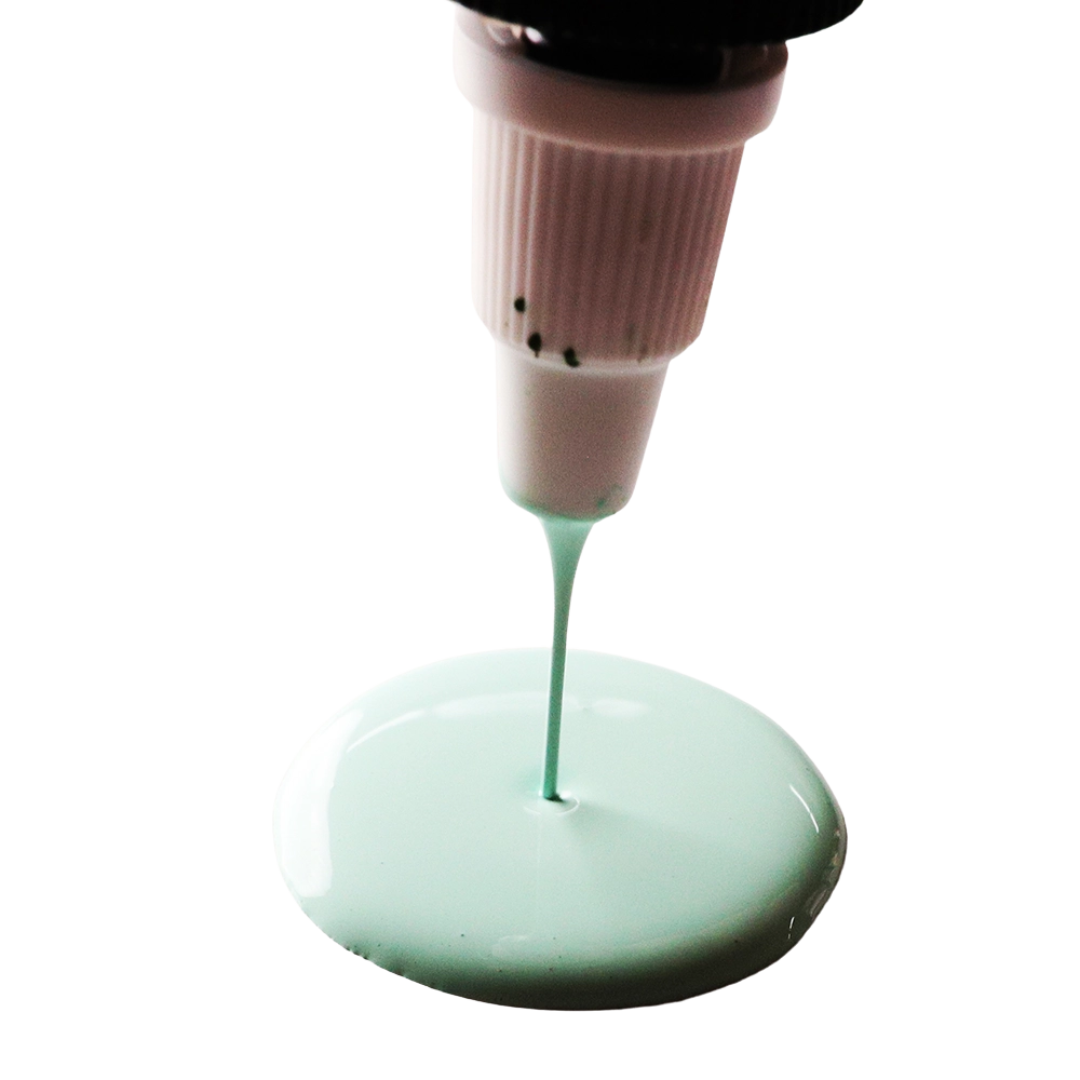 High Flow Light Phthalo Green Acrylic Paint 4oz