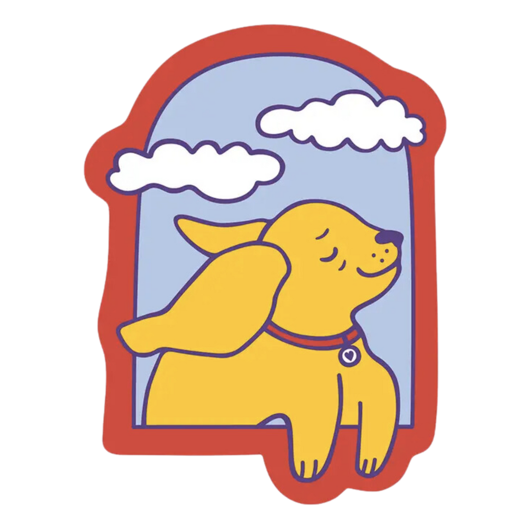 Happy Dog Sticker