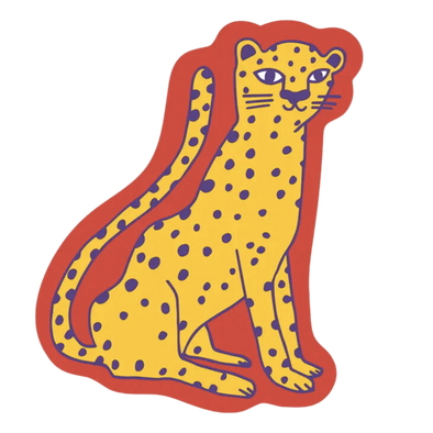 Leopard Sticker