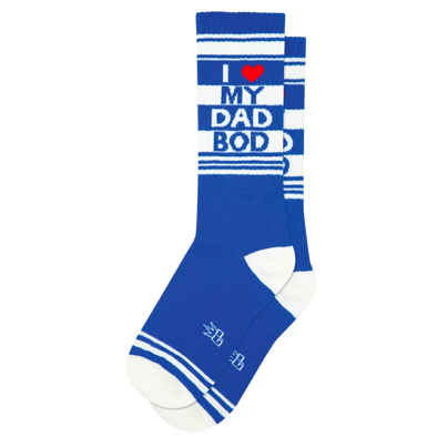I Love My Dad Bod Gym Crew Socks