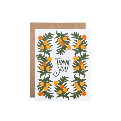 Thank You Oranges Card